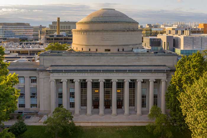 aerial view of MIT Great Dome